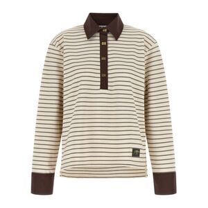Ganni Brown Cotton Women's Cardigan
